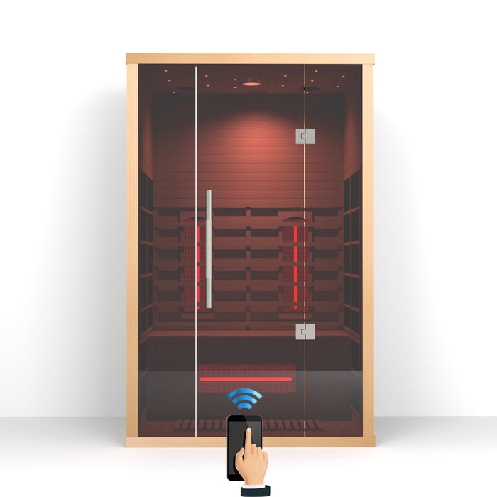 Smartmak®  120V Indoor Infrared Sauna with Mobile-app Control System  - Refresh 2