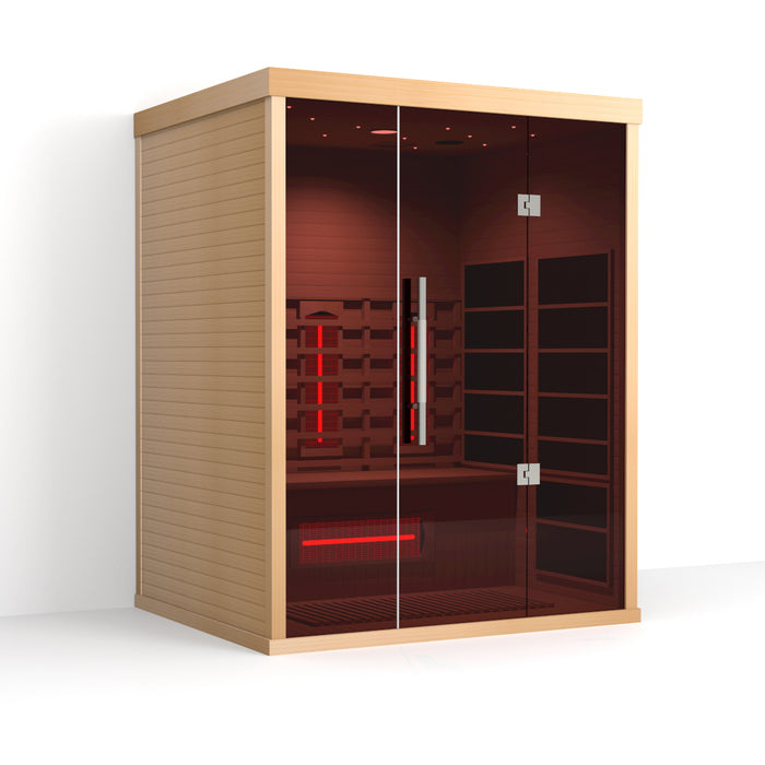 Smartmak® 3 People Indoor Infrared Sauna with Mobile-app Control System - Refresh 3