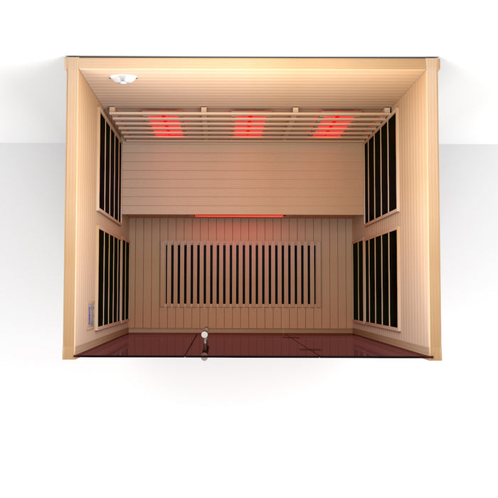 Smartmak® Luxury Ozone Dry Full Spectrum Infrared Indoor Sauna with Mobile-app Control System - Refresh 3