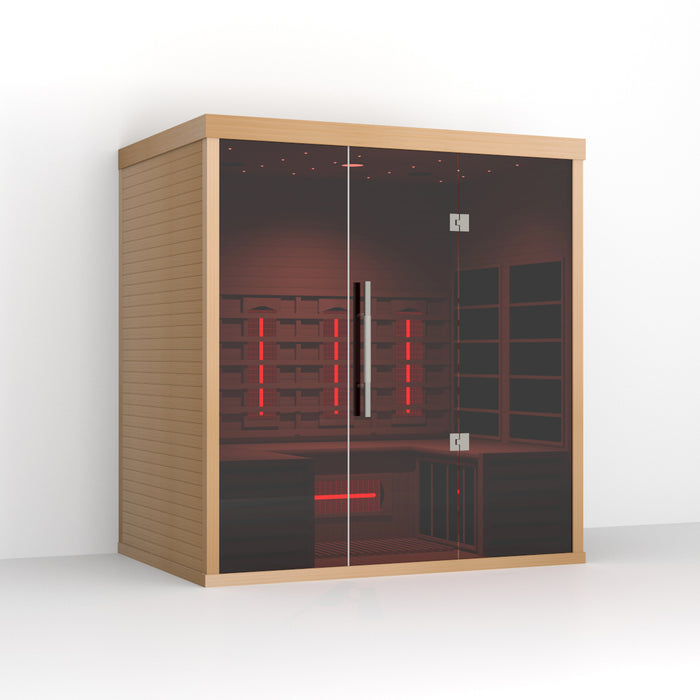 Smartmak® 4 People Indoor Infrared Sauna with Mobile-app Control System - Refresh 4