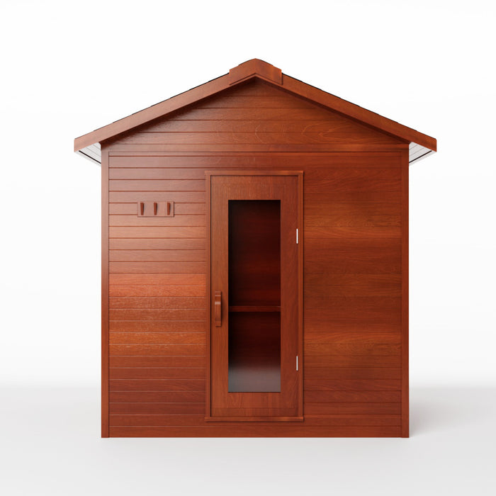 Smartmak® Outdoor Cabin Sauna Square Steam Sauna with Mobile-app Control System - Cabin 3